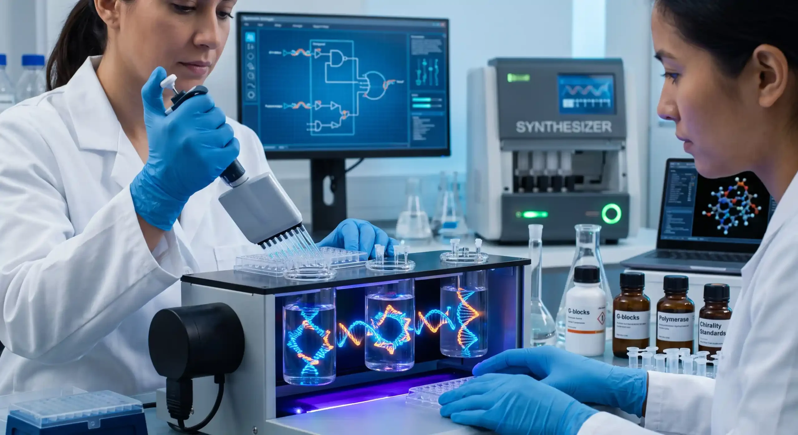 Synthetic biology is the field of designing and building new biological systems