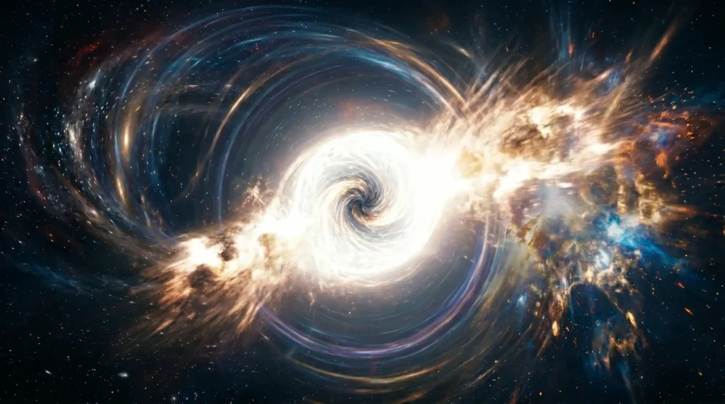 What Would Happen if a White Hole Collided with a Black Hole?