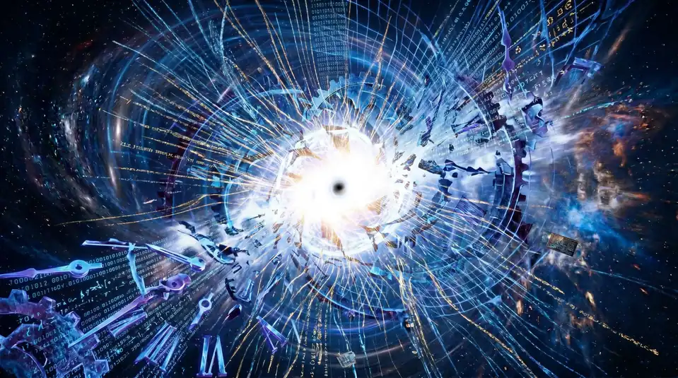 White Hole Collided with a Black Hole