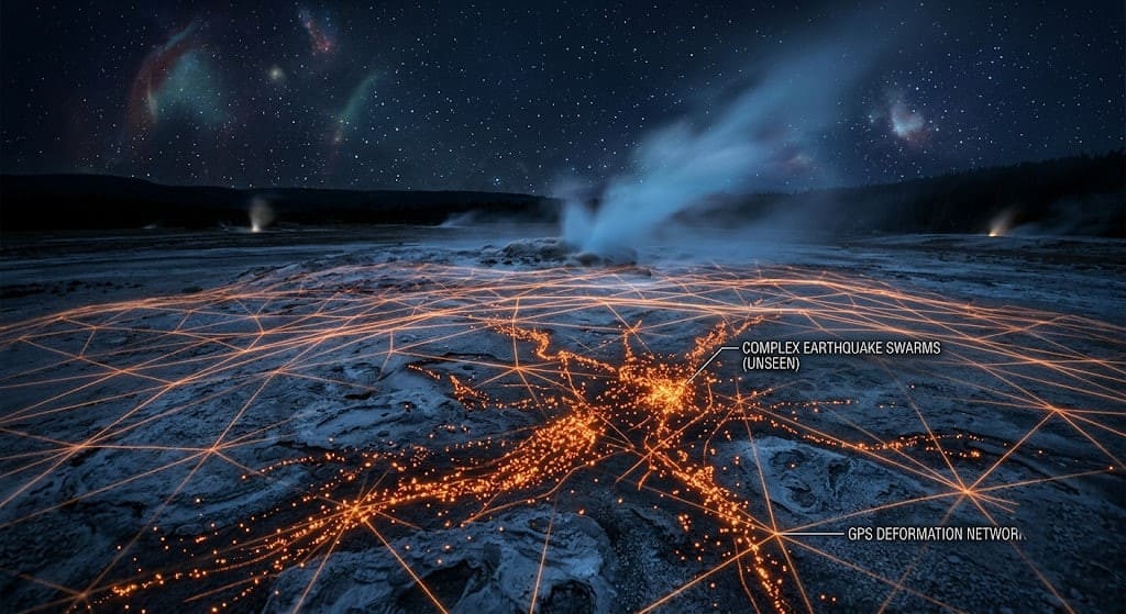 Earthquake swarms and ground deformation in yellowstone caldera.